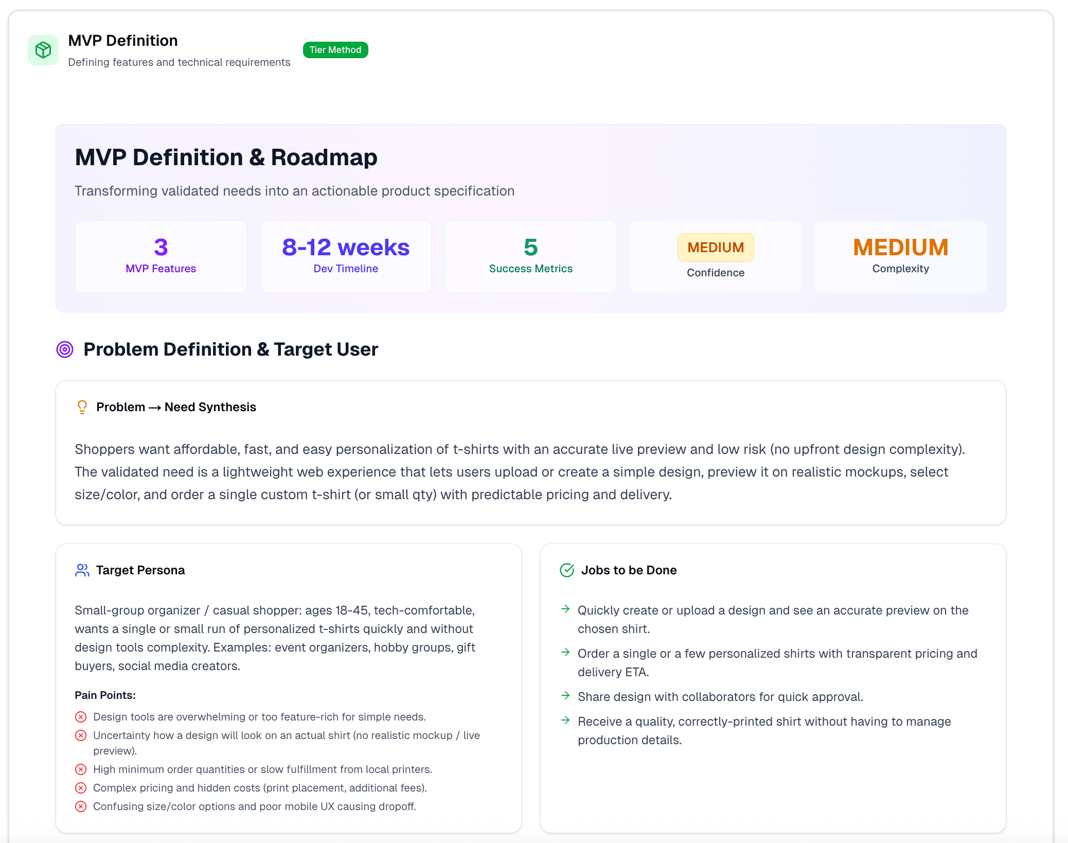CEOgenerator report screenshot 3